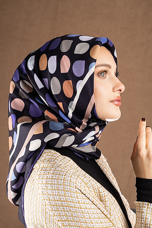 DESENLİ FLOSSY SİLK EŞARP