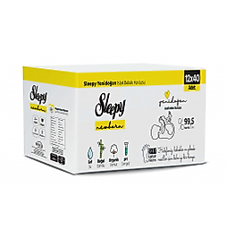 Sleepy Natural Yenidoğan Islak Pamuklu Havlu 12×40 480 Yaprak