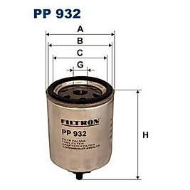 FILTRON PP932  YAKIT FILTRESI (116*76,5*71) OPEL ARENA 98-  2.5D S8U RENAULT ESPACE III 96- 2.2 12V TD LAGUNA I 2.2D MITSUBISHI CARISMA 96- 1.9TD VOLVO S40 I V40 1.9TD