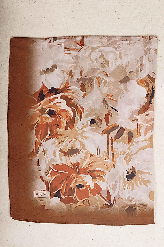 FLOOR İPEK ŞAL İTALYAN DİKİŞİ DESEN-2