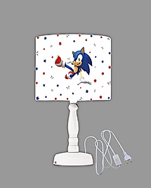 Minibabyrooms Sonic Desenli Ahşap Oyma Ayak Abajur