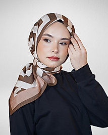 Spring Eşarp Yeni Desen Üçgen Desen