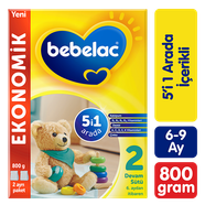 Bebelac 2 Devam Sütü 800g 6-9 Ay