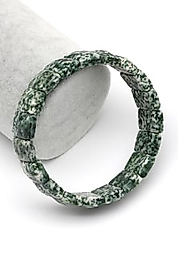 Yosun Akik Doğaltaş Bileklik 11 x 15 Özel Kesim