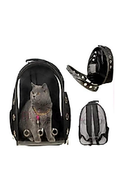 Trop Model Kırılmaz Silikon Cam Kedi Taşıma Çantası