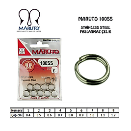 Maruto 100ss split halka 10'lu paket 8 mm