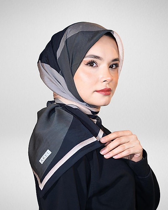 Spring Eşarp Yeni Desen Geometrik Desen