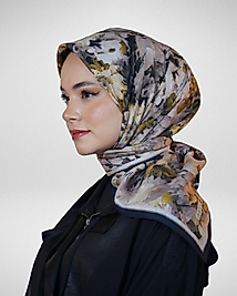 Spring Eşarp Pastel Çiçek Desenli