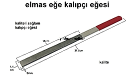 KALIPÇI ELMAS EĞE TORNACI EĞESİ CAM ELMAS KALİTE KALIPÇI EĞESİ