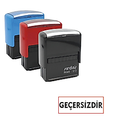 GEÇERSİZDİR KAŞESİ
