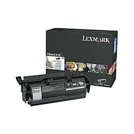 Lexmark T654 T654X31E Siyah Toner Yüksek Kapasite 36,000 Sayfa Orjinal