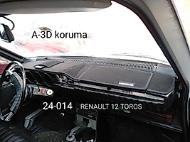 Renault 12 Toros Konsol Torpido 3D Koruma