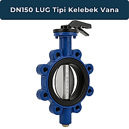DN150 LUG Tipi Kelebek Vana