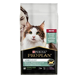 ProPlan LiveClear Sterilised Hindili Kısır Kedi Maması 7kg