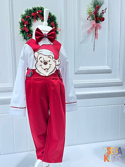 Kırmızı Salopet Takım