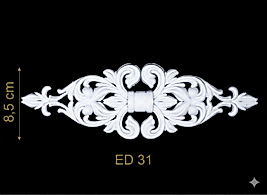 ED-31 Dekoratif Esnek Aplik (2'li)