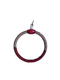 İçi Tel Salıncak Yuvarlak Kuş Oyuncağı