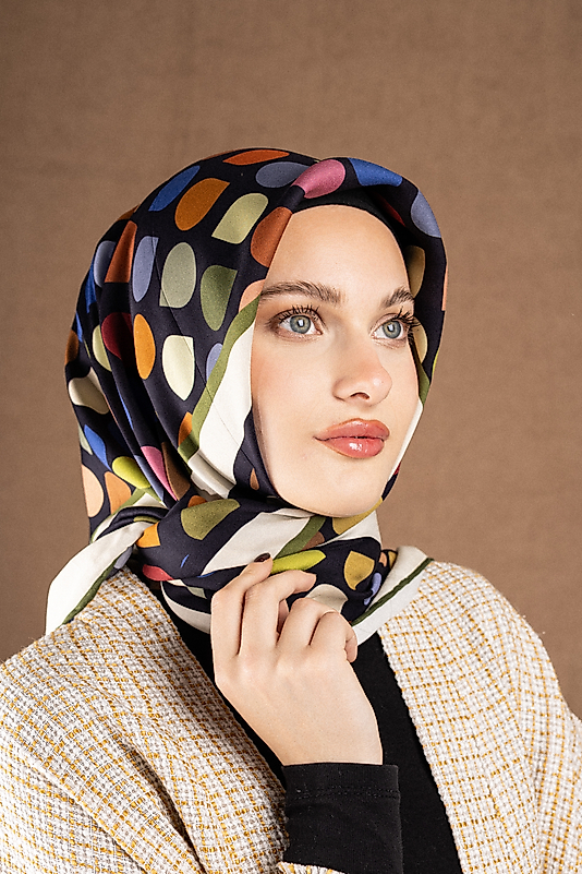 DESENLİ FLOSSY SİLK EŞARP