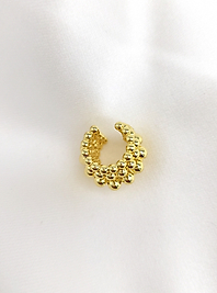 Topçuk Model Çelik Ear Cuff (kıkırdak küpe)
