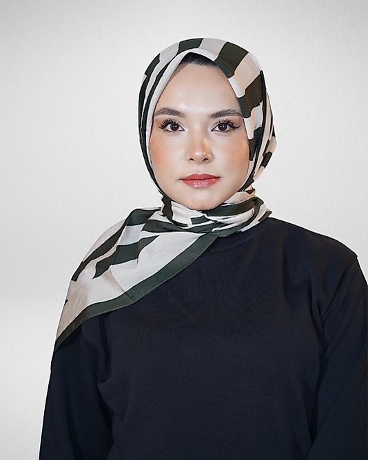 Spring Eşarp Yeni Desen Üçgen Desen