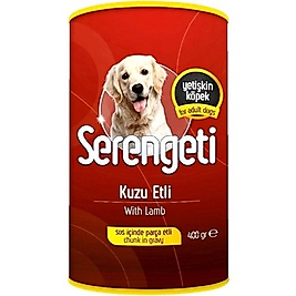 Serengeti Kuzu Etli Yetişkin Köpek Yaş Maması 400 gr