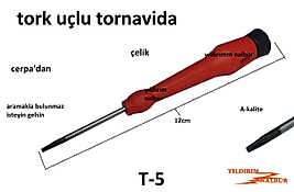 TORK TORNAVİDA T-5 ALTIGEN TORNAVİDA ELEKTRONİKÇİ TORNAVİDA