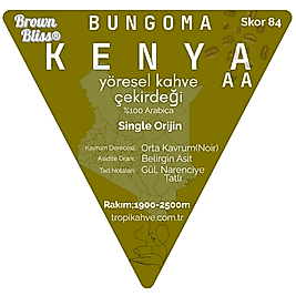 BrownBliss® Kenya AA Yöresel Kahve 250gr