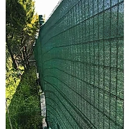 %75'lik 1,5m x 20m Yeşil Gölgelik File, Çit Filesi, Çit Örtüsü S.K.