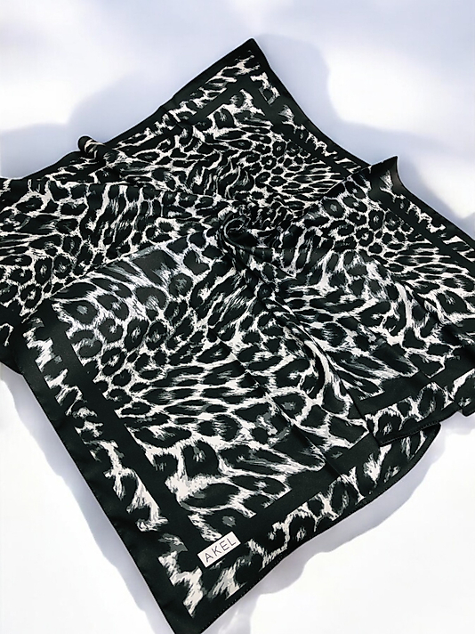 Akel Digital Kristal Eşarp  Desenli
