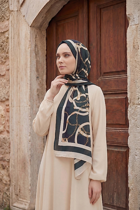 Spring Halka Desenli Şal