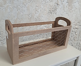 DİKDÖRTGEN TELLİ SEPET
