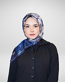 Dijital Kristal Eşarp Pastel Yaprak Desenli