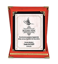 PLAKET OSMANLI TUĞRASI