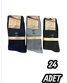 Erkek Club Havlu Çorap 24 Adet