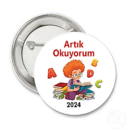 ARTIK OKUYORUM ROZETİ