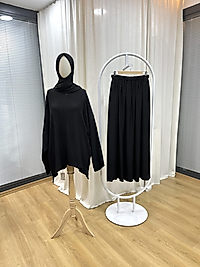 Bambu Börümcük İkili Takım / Geniş Kol - Etekli