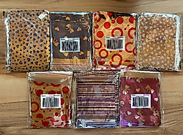 10.000 Adet 7x9 Metalize Bantlı Hediye Poşeti 7x9 Cm 10.000 Adet Hediye Paketi