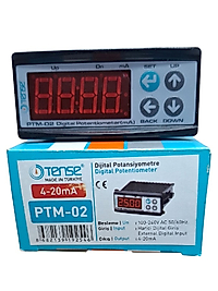 TENSE PTM-02  4-20mA ANALOG ÇIKIŞLI DİJİTAL POTANSİYOMETRE