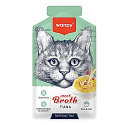 Wanpy Kediler için Ton Balığı Eti Tahılsız Ek Besin Çorbası 50 Gr
