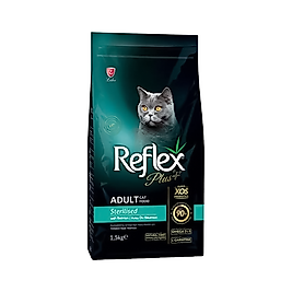 Reflex Plus Somonlu Kısırlaştırılmış Kedi Maması (1,5 kg)