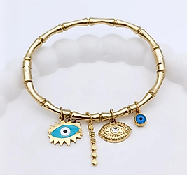 Turkuaz charmli bileklik