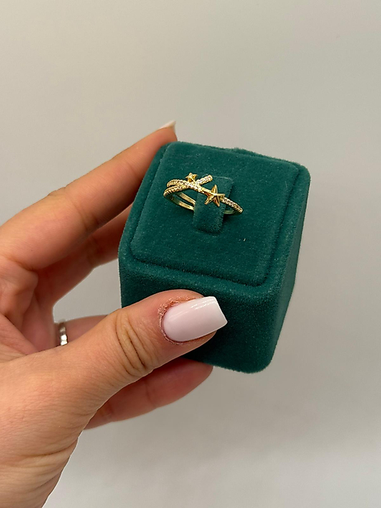 Celeste Altın Xuping Yüzük