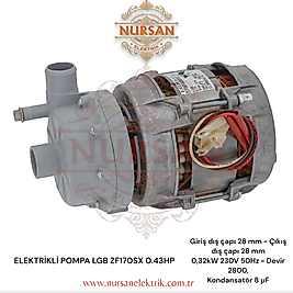 Lgb-Fır ELEKTRİKLİ POMPA LGB ZF170SX 0.43HP
