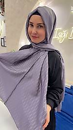 Siyane çift taraflı şal