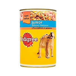 Pedigree Jöle İçinde Tavuk Etli Yavru Köpek Konserve Maması (400 g)