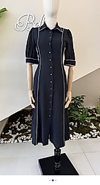 DİAGONAL SİYAH ELBİSE