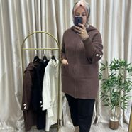 Kolu düğmeli Angora