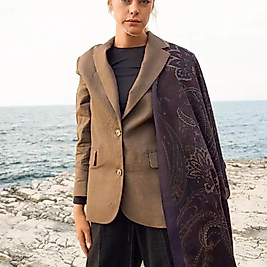 ED Scarf Iconic Collection Meyal - Kahve