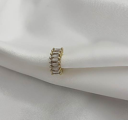Gold Taşlı Ear Cuff