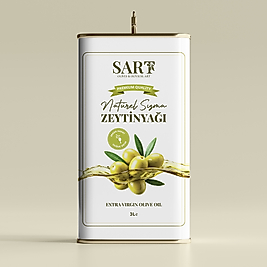 Erken Hasat Soğuk Sıkım Zeytinyağı 3 LT Teneke